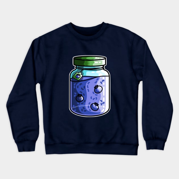 Cute Blueberry Jam Crewneck Sweatshirt by freeves